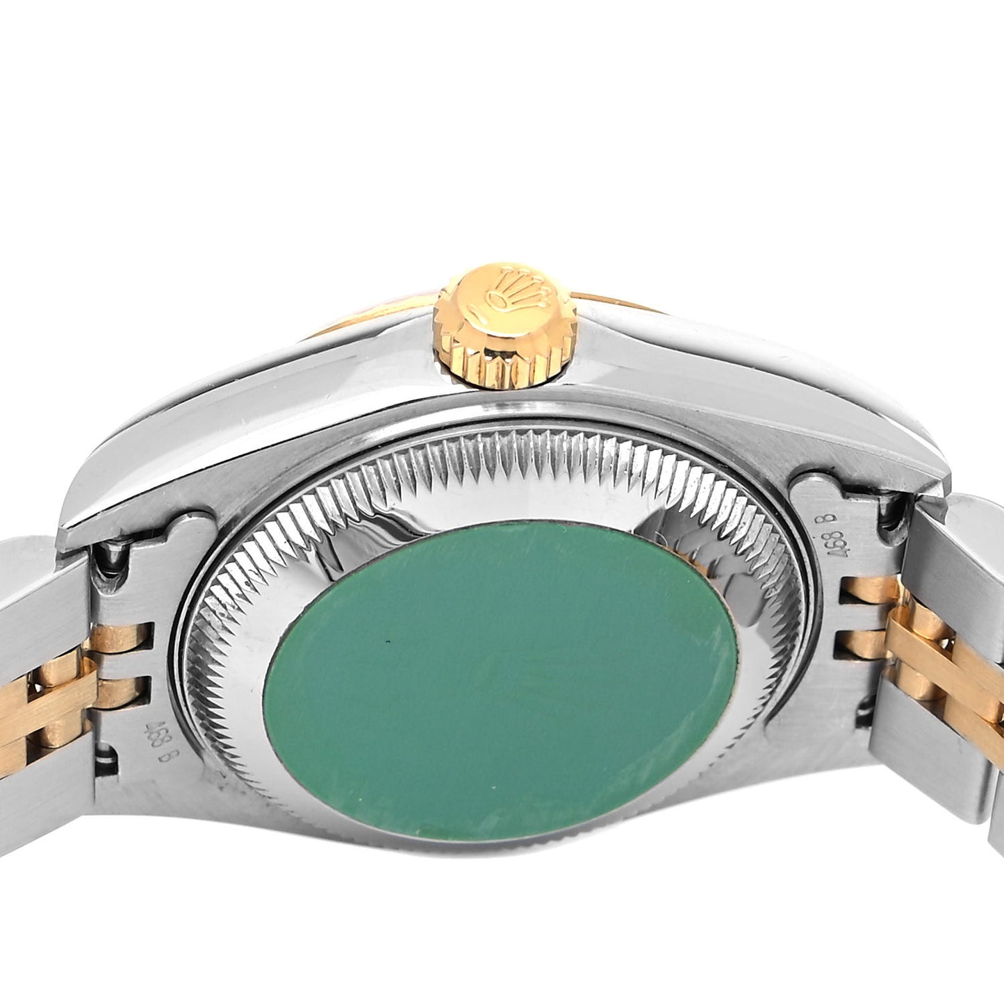 Stainless Steel 18K Yellow Gold Diamond 26mm Oyster Perpetual Datejust Watch Silver 79173