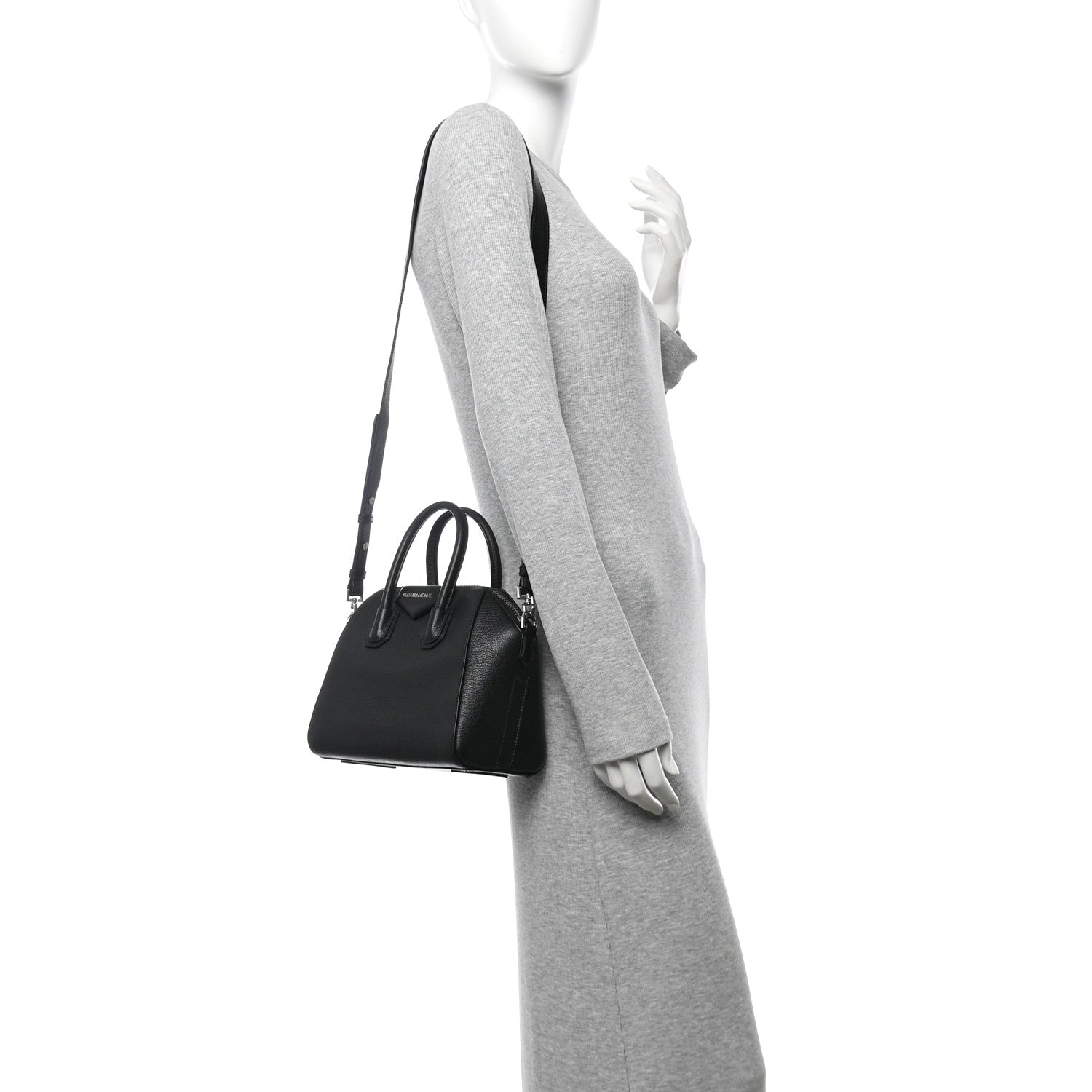 Givenchy Sugar Goatskin Mini Antigona Black 2 of 10
