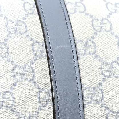 Gucci GG Plus Monogram Large Carry On Duffle Bag Ecru Grigio 14 of 14