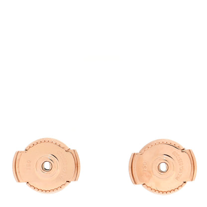 Hermes 18K Rose Gold PM Loop Earrings 3 of 6