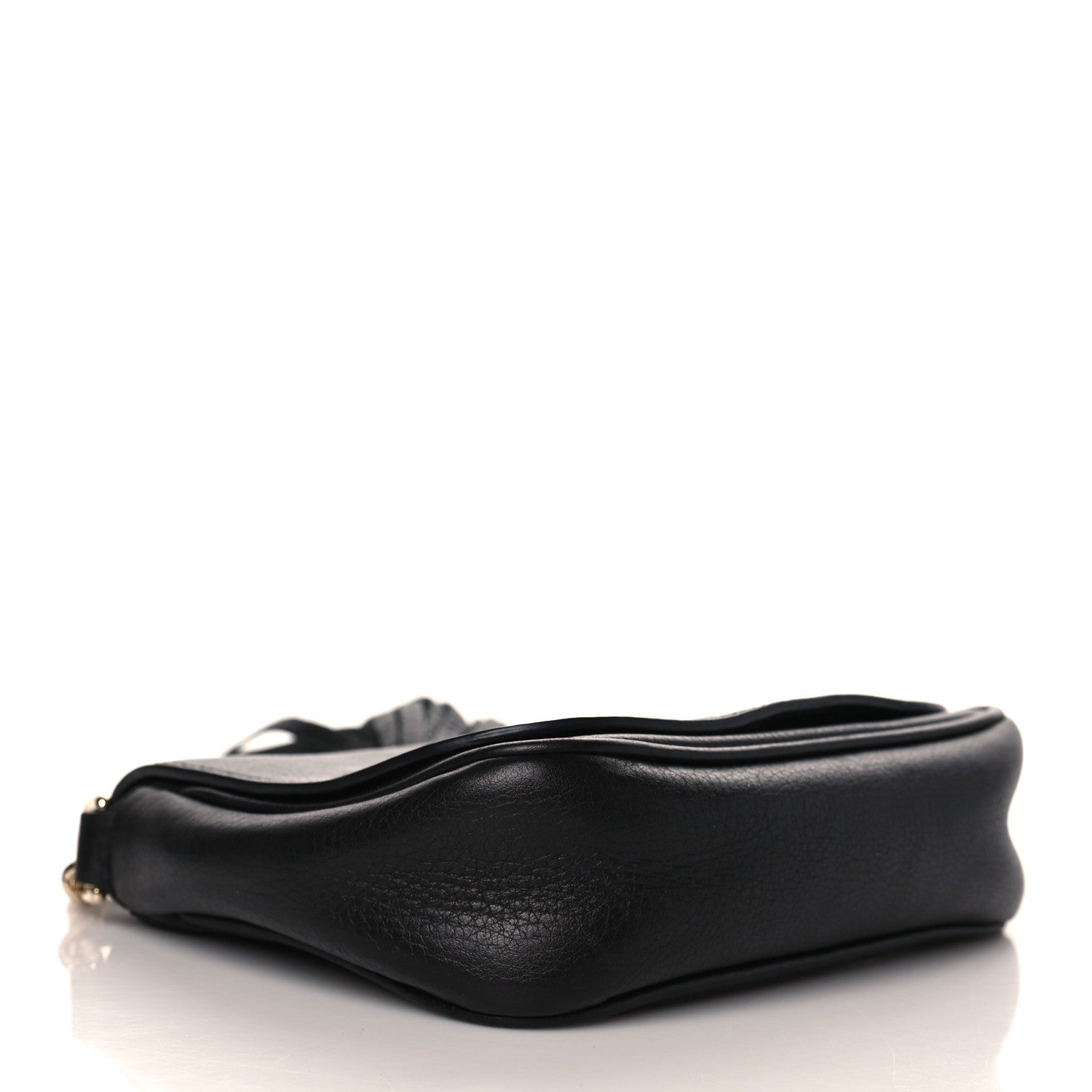 Gucci Pebbled Calfskin Small Soho Flap Crossbody Black 4 of 11