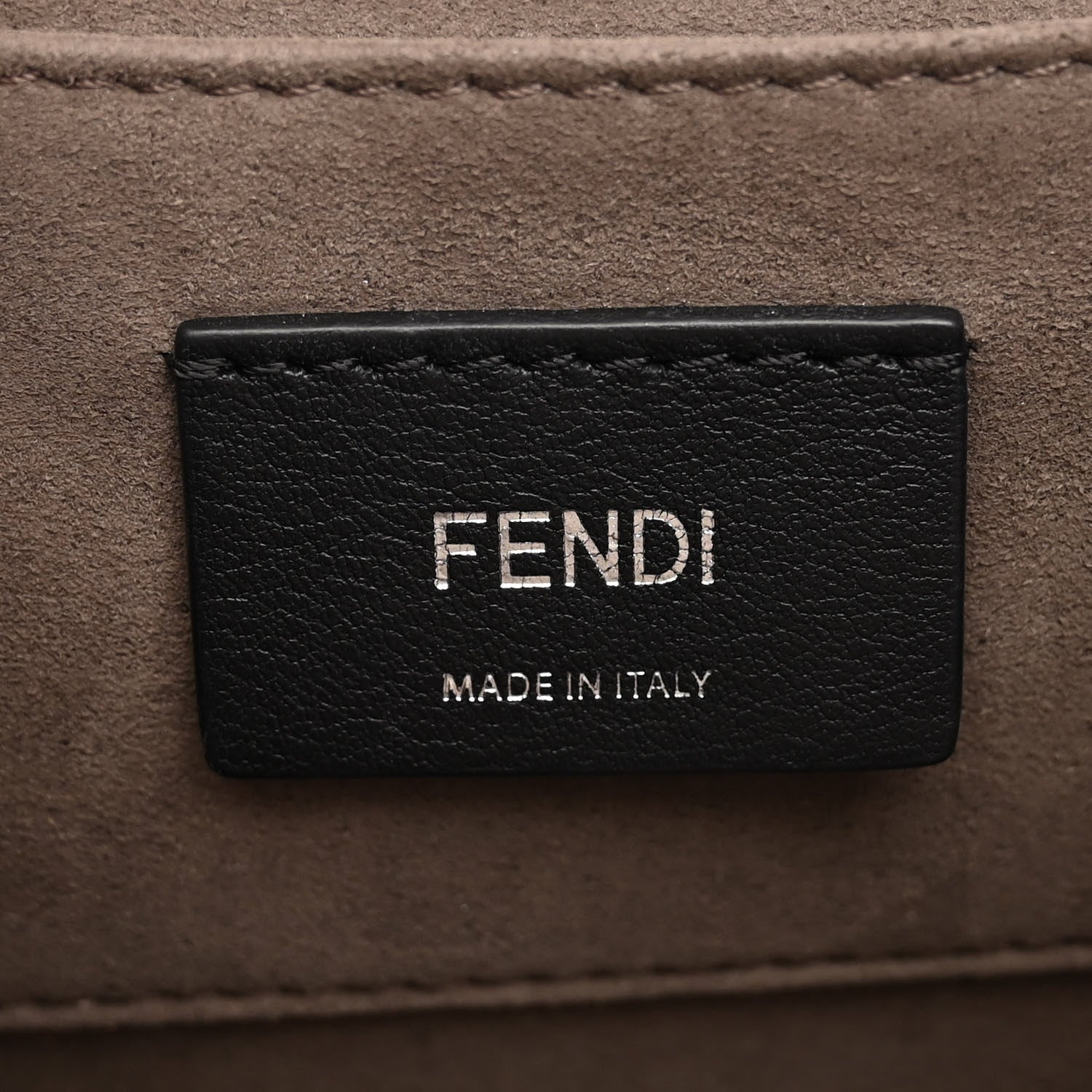 Fendi Vitello Century Opaco F is Fendi Small Kan I Shoulder Bag Black 6 of 10