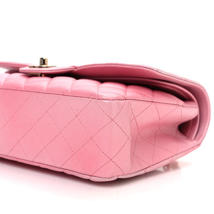 Chanel Metallic Goatskin Ombre Quilted Medium Double Flap Pink 10 of 10