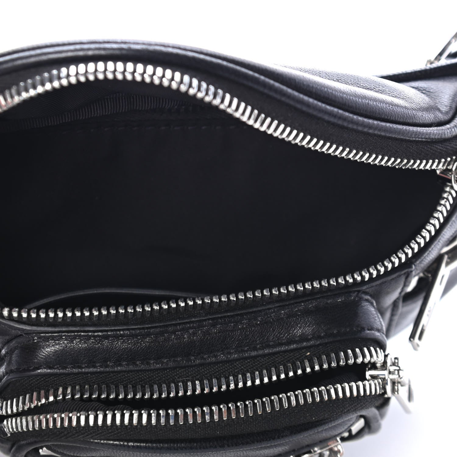 Alexander Wang Lambskin Mini Attica Belt Bag Black 4 of 4