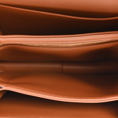 Celine Triomphe Canvas Calfskin Medium Triomphe Bag Tan 5 of 11
