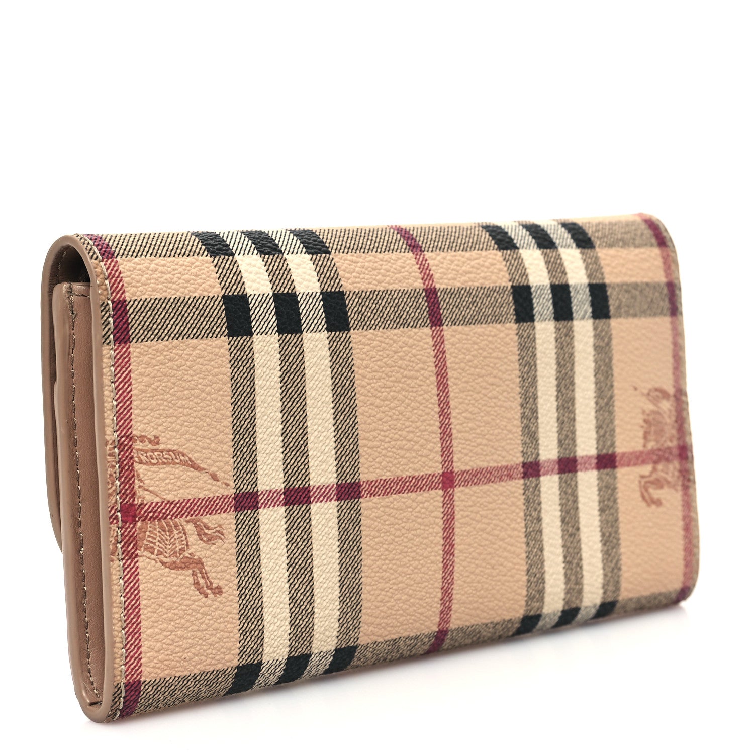 Burberry Haymarket Check Halton Wallet Tan 3 of 12