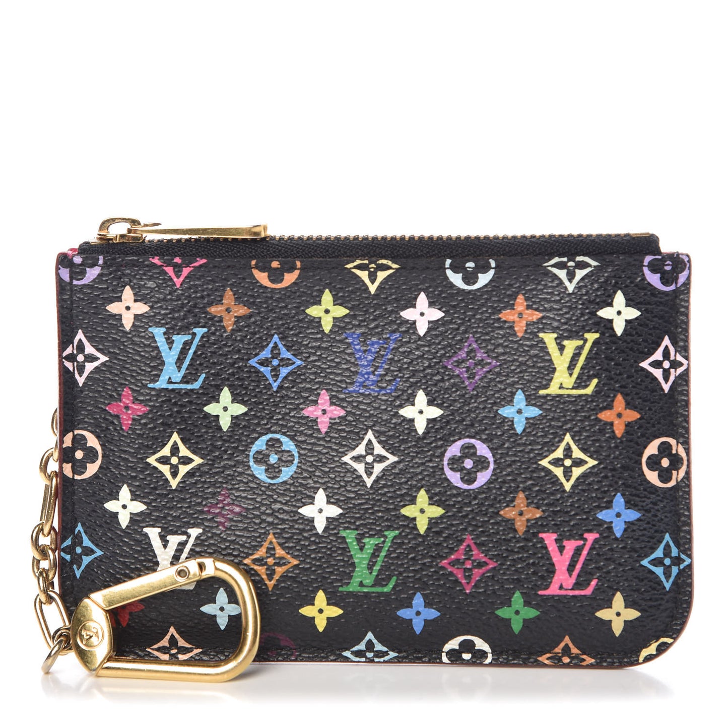 Monogram Multicolor Key Pouch Black Grenade