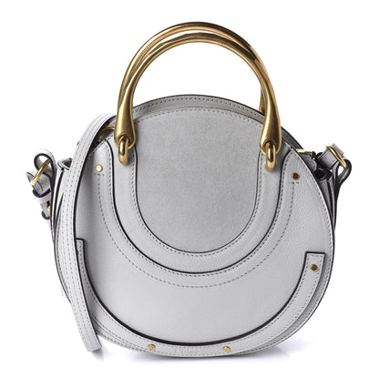 Chloe Calfskin Suede Small Pixie Bag Airy Grey 1 of 10