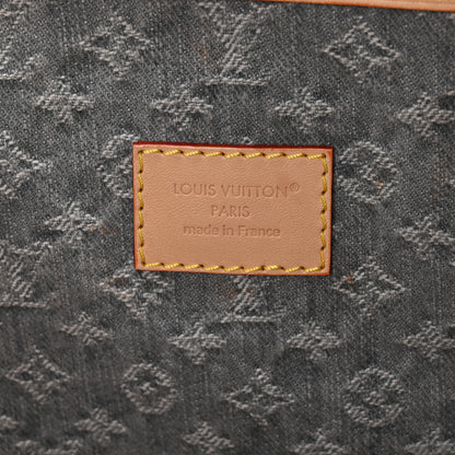 Louis Vuitton Denim Monogram Studded Keepall Bandouliere 45 Cloudy Grey 5 of 8