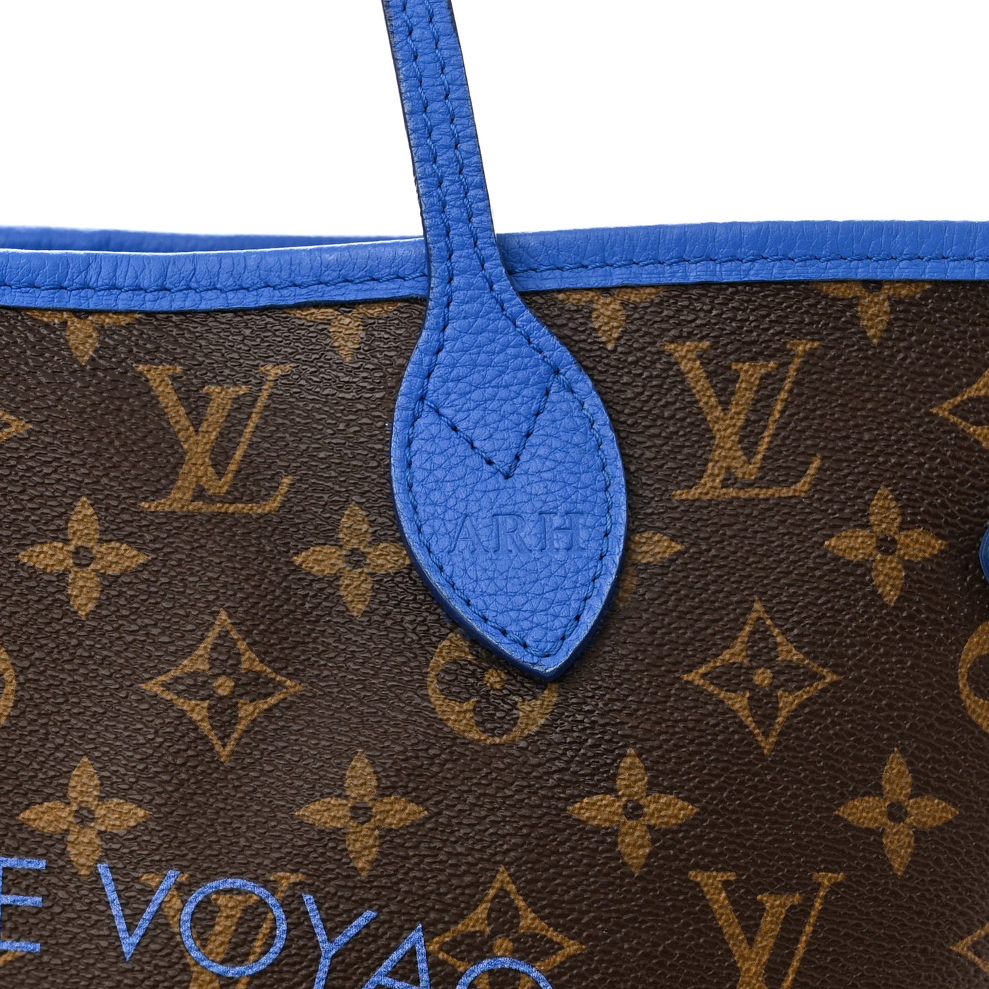 Monogram Articles de Voyage Ikat Neverfull MM Grand Blue