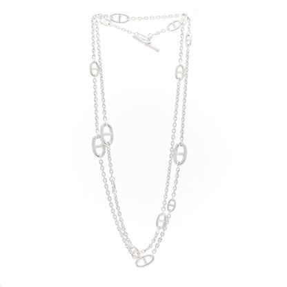 Hermes Sterling Silver Farandole Necklace 120 2 of 4