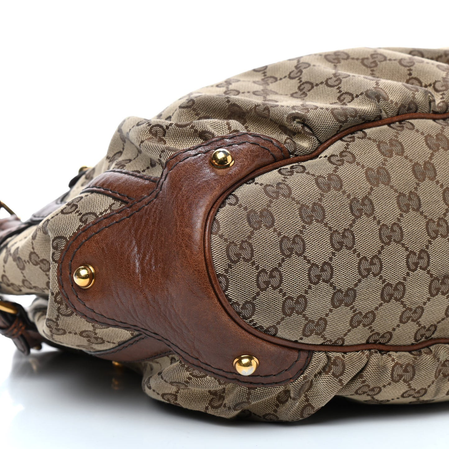 Monogram Medium Jockey Tote Dark Brown