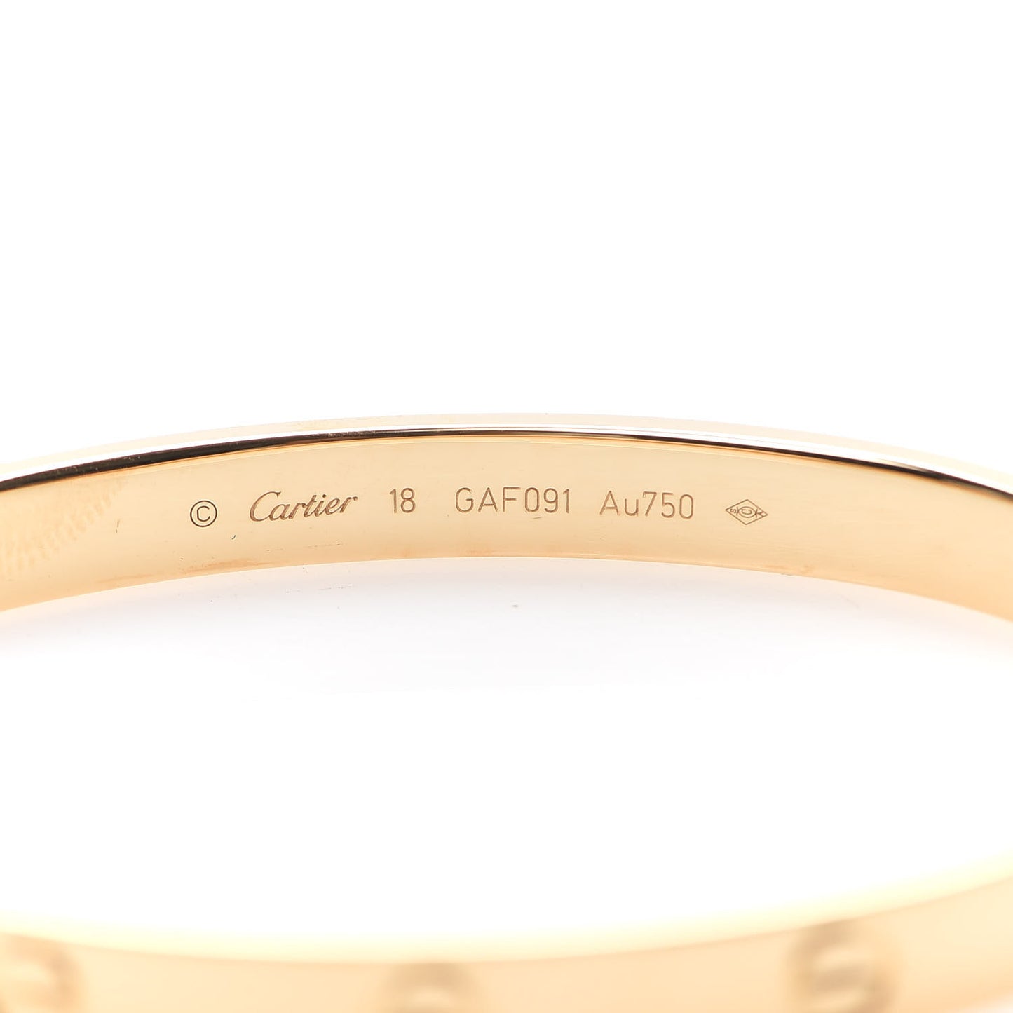 18K Yellow Gold LOVE Bracelet 18