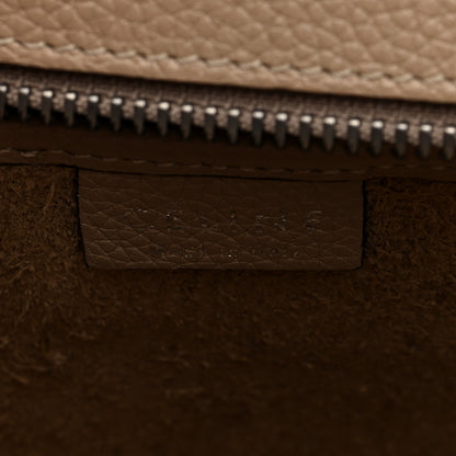 Celine Drummed Calfskin Nano Luggage Dune 6 of 9