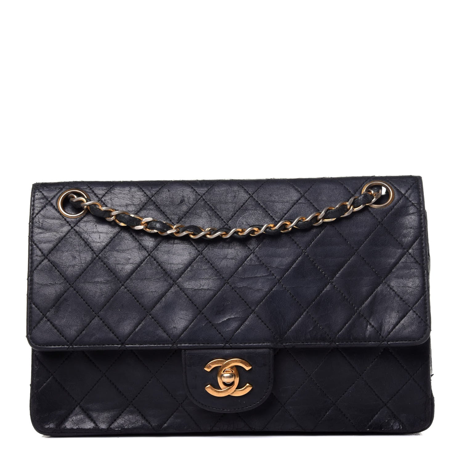 Chanel Lambskin Quilted Small Double Flap Black 1 of 18