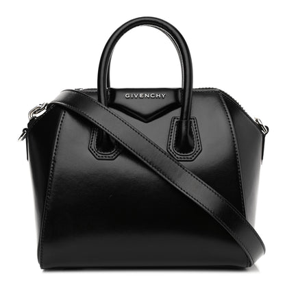 Givenchy Shiny Lord Calfskin Mini Antigona Black 1 of 10