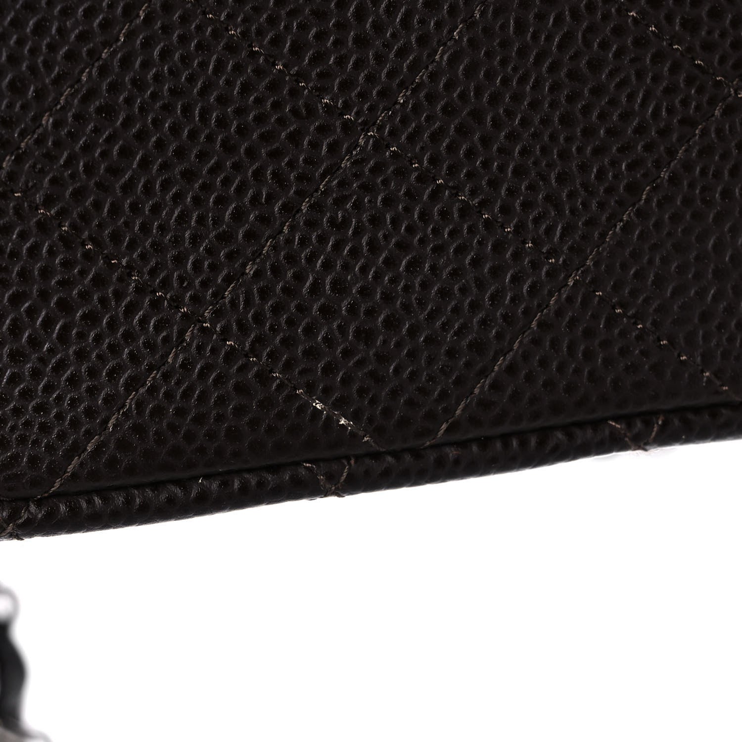 Chanel Caviar Quilted Medium Double Flap Dark Brown 11 of 11