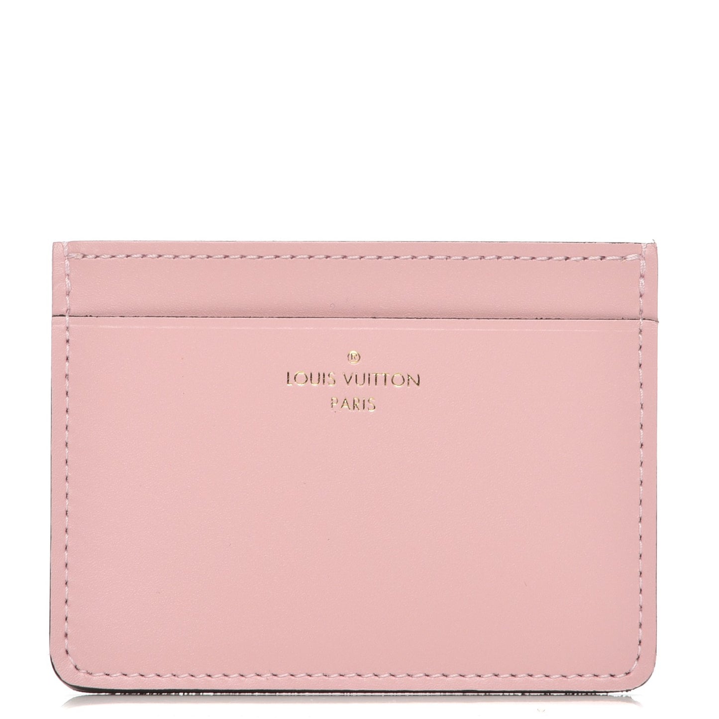 Calfskin Jeanne Wallet Card Holder Insert Rose Ballerine