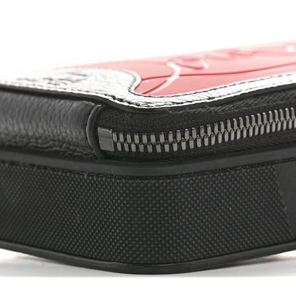 Christian Louboutin Calfskin Gomme Loubilab Phone Shoulder Bag Loubi Black 10 of 15