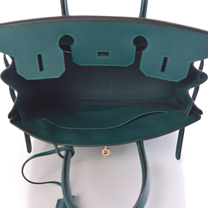 Hermes Epsom Birkin 30 Malachite 10 of 33