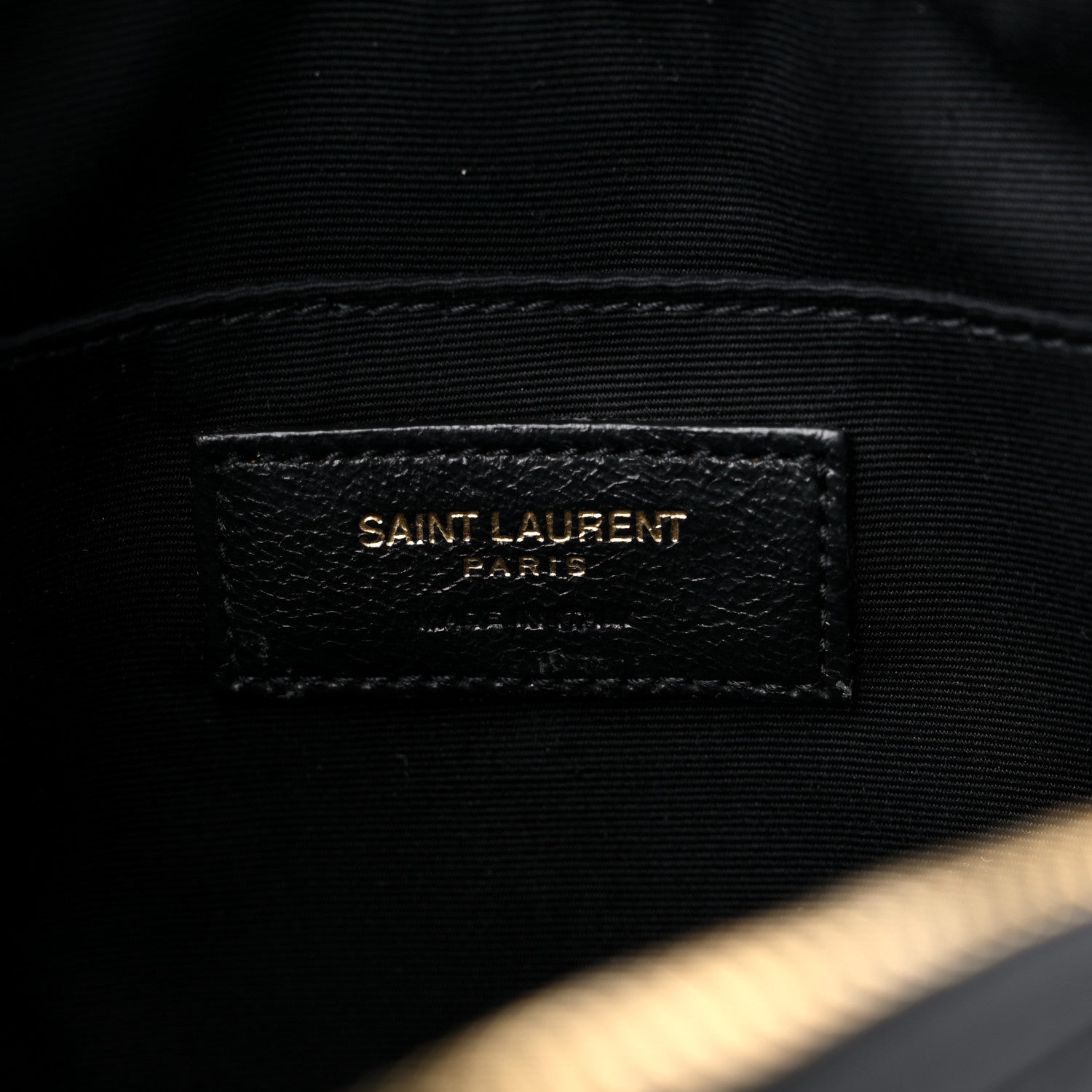 Saint Laurent Tweed Calfskin Monogram Lou Camera Bag Black 6 of 10