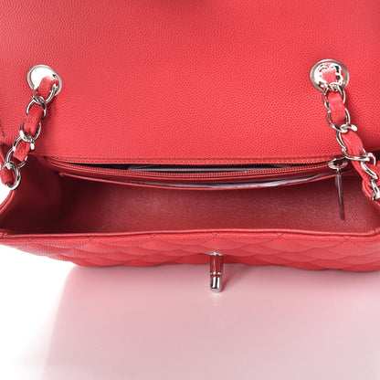 Chanel Caviar Quilted Mini Rectangular Flap Light Red 5 of 7