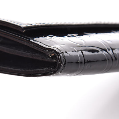 Christian Dior Patent Ultimate Rendez-vous Chain Wallet Black 10 of 11