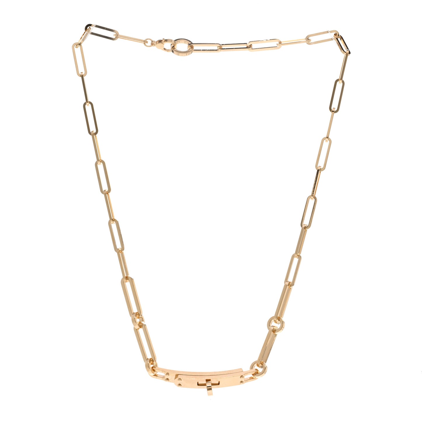 18K Yellow Gold Kelly Chaine Choker Necklace