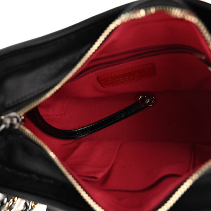 Chanel Aged Calfskin Quilted Small Gabrielle Hobo Black 5 of 10