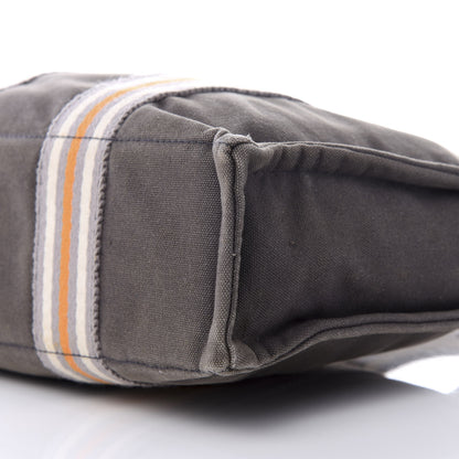 Hermes Canvas Tout Fourre PM Grey Orange 6 of 7