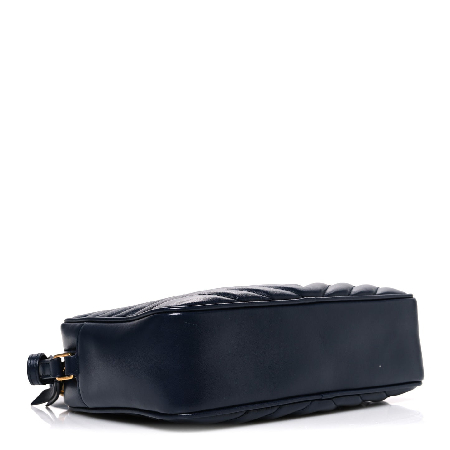 Calfskin Matelasse Monogram Lou Camera Bag Deep Marine