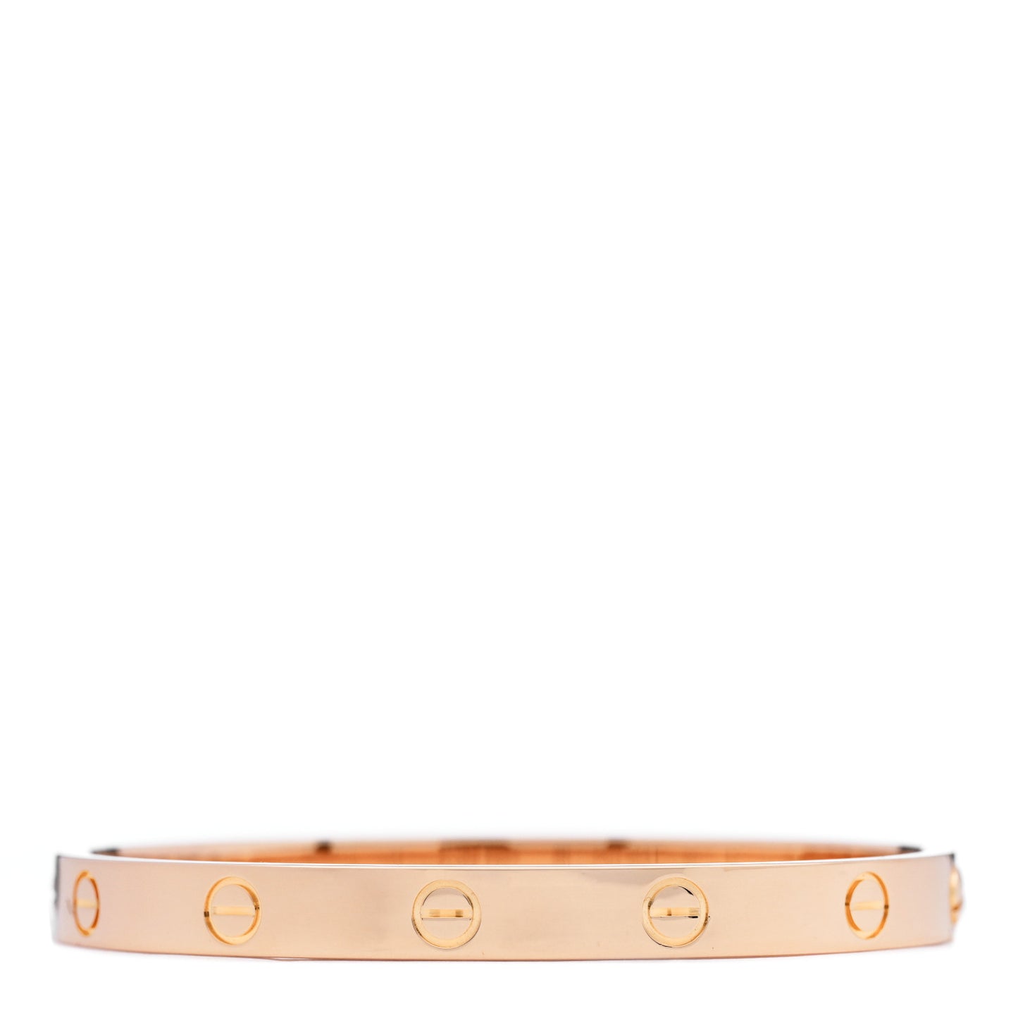 18K Pink Gold LOVE Bracelet 17