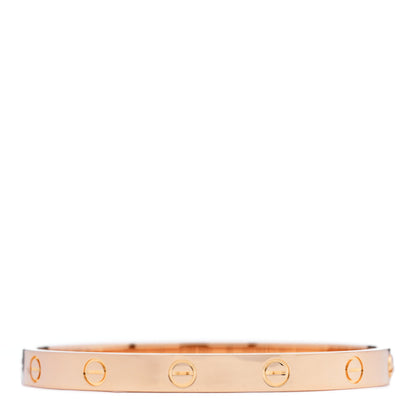 Cartier 18K Pink Gold LOVE Bracelet 17 2 of 7