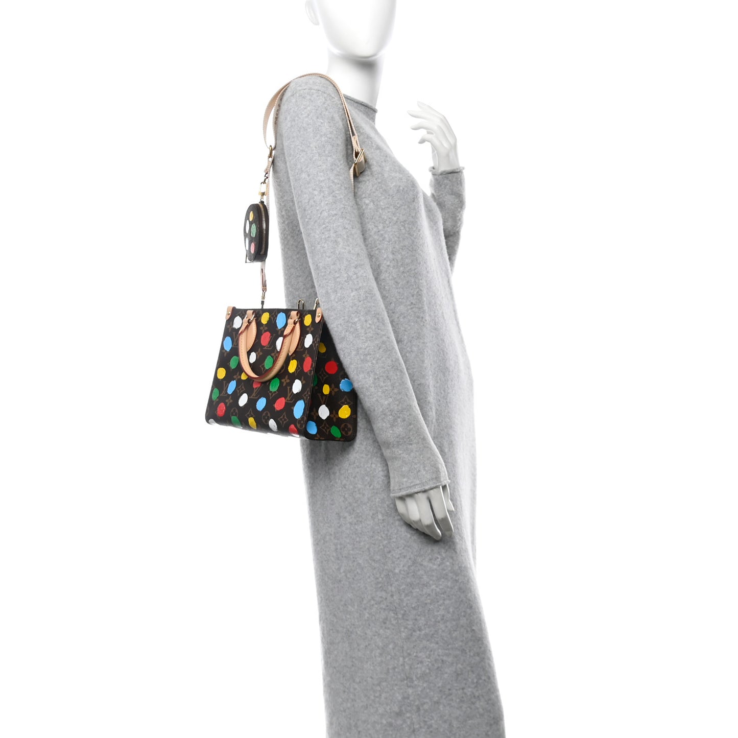 LV X YK Monogram Dots Onthego PM Multicolor