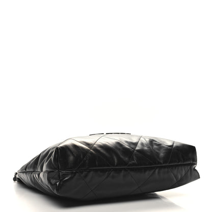 Chanel Shiny Calfskin Quilted Chanel 22 So Black 5 of 13