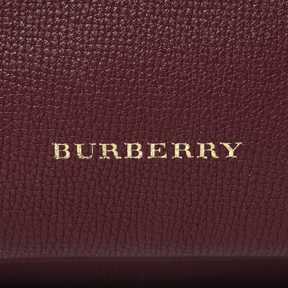 Burberry Grainy Calfskin Medium Honeybrook Tote Dark Plum 6 of 7