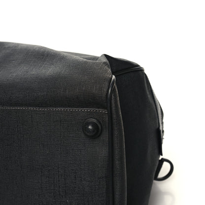 Gucci Coated Canvas Interlocking G Duffle Bag Black 9 of 11