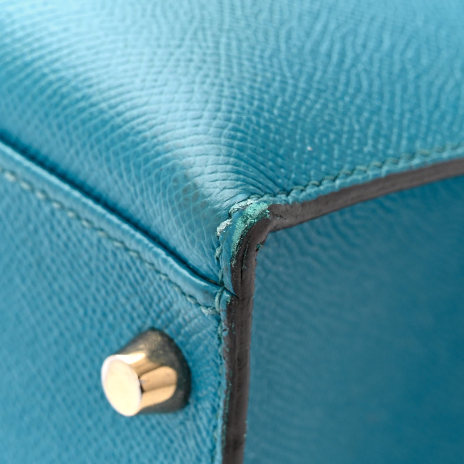 Hermes Epsom Kelly Sellier 32 Bleu Izmir 11 of 16