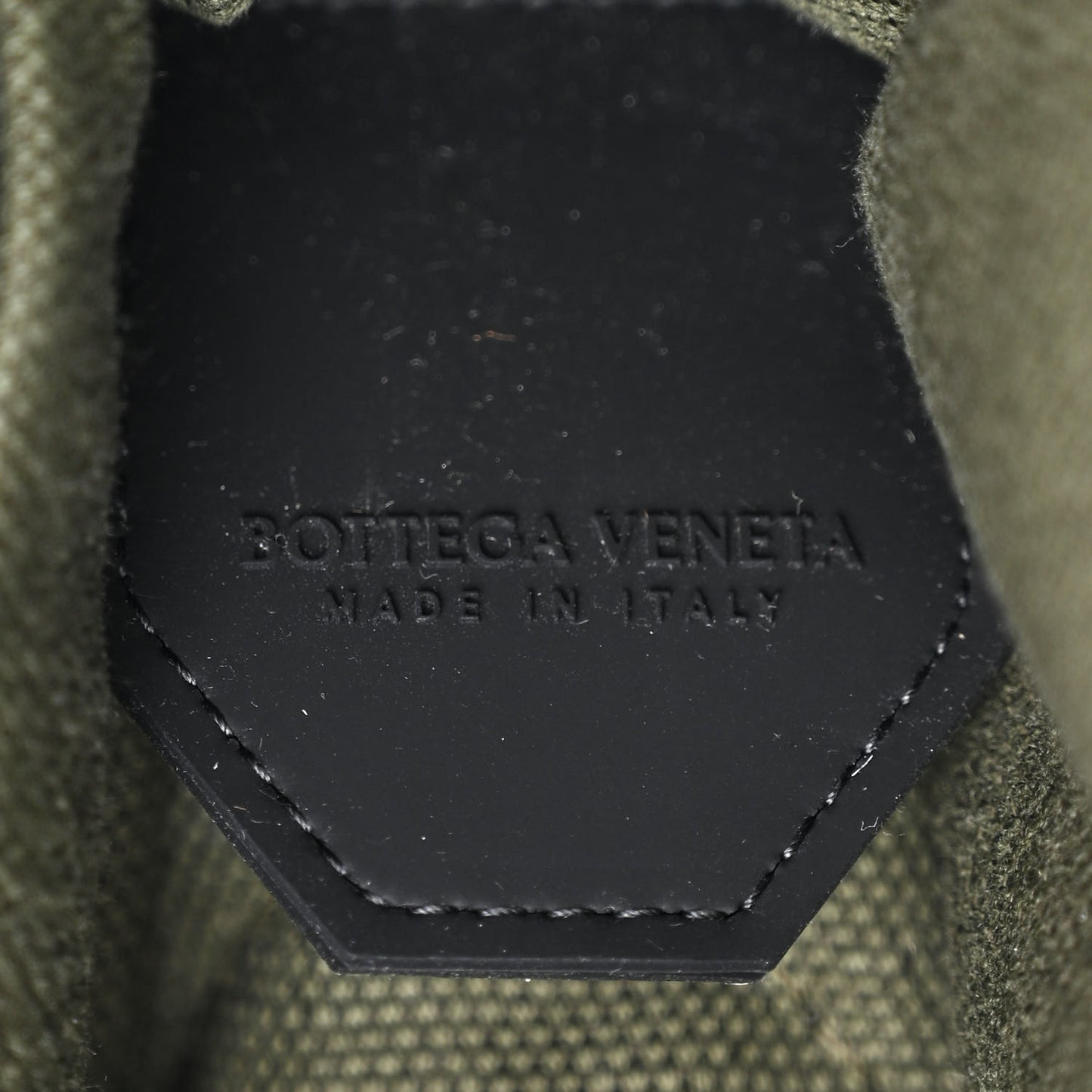 Canvas Intrecciato Padded Tech Cassette Belt Bag Crocodile