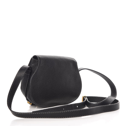 Chloe Calfskin Mini Marcie Round Crossbody Bag Black 3 of 6
