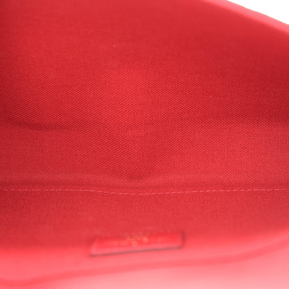 Louis Vuitton Empreinte Pochette Felicie Chain Wallet Scarlet 6 of 11