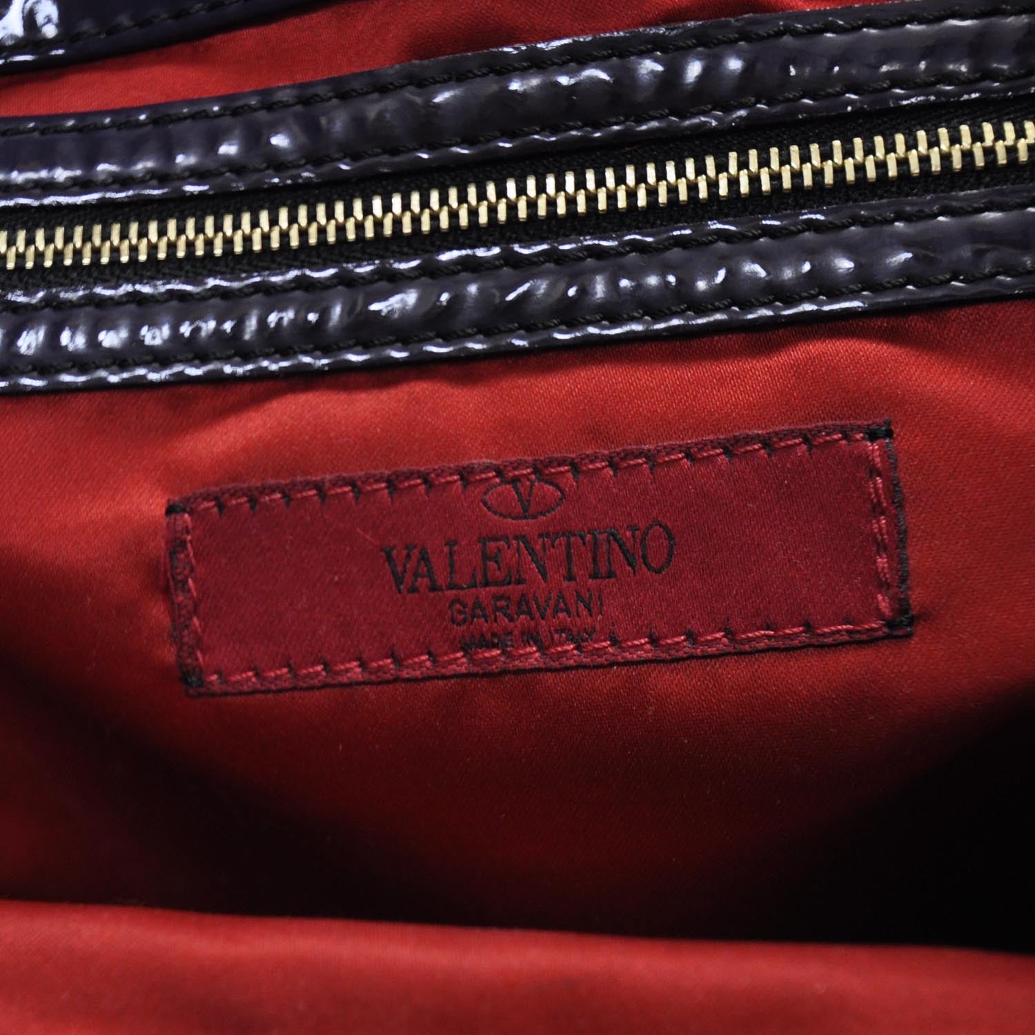 Valentino Garavani Patent Small Nuage Purple 7 of 9