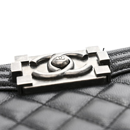 Chanel Caviar Quilted New Medium Boy Flap Black 11 of 12