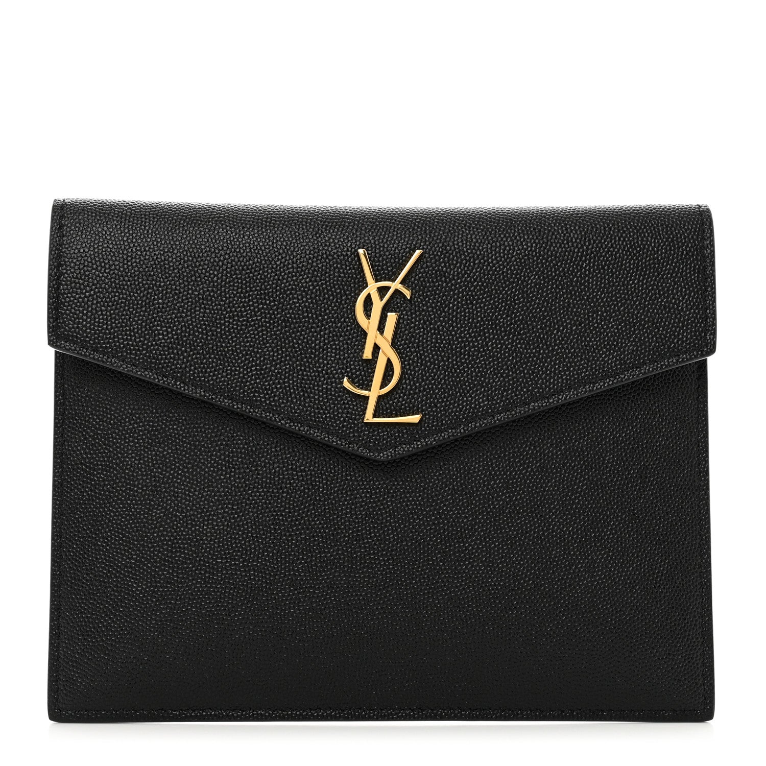 Saint Laurent Grain De Poudre Uptown Baby Pouch Black 1 of 7