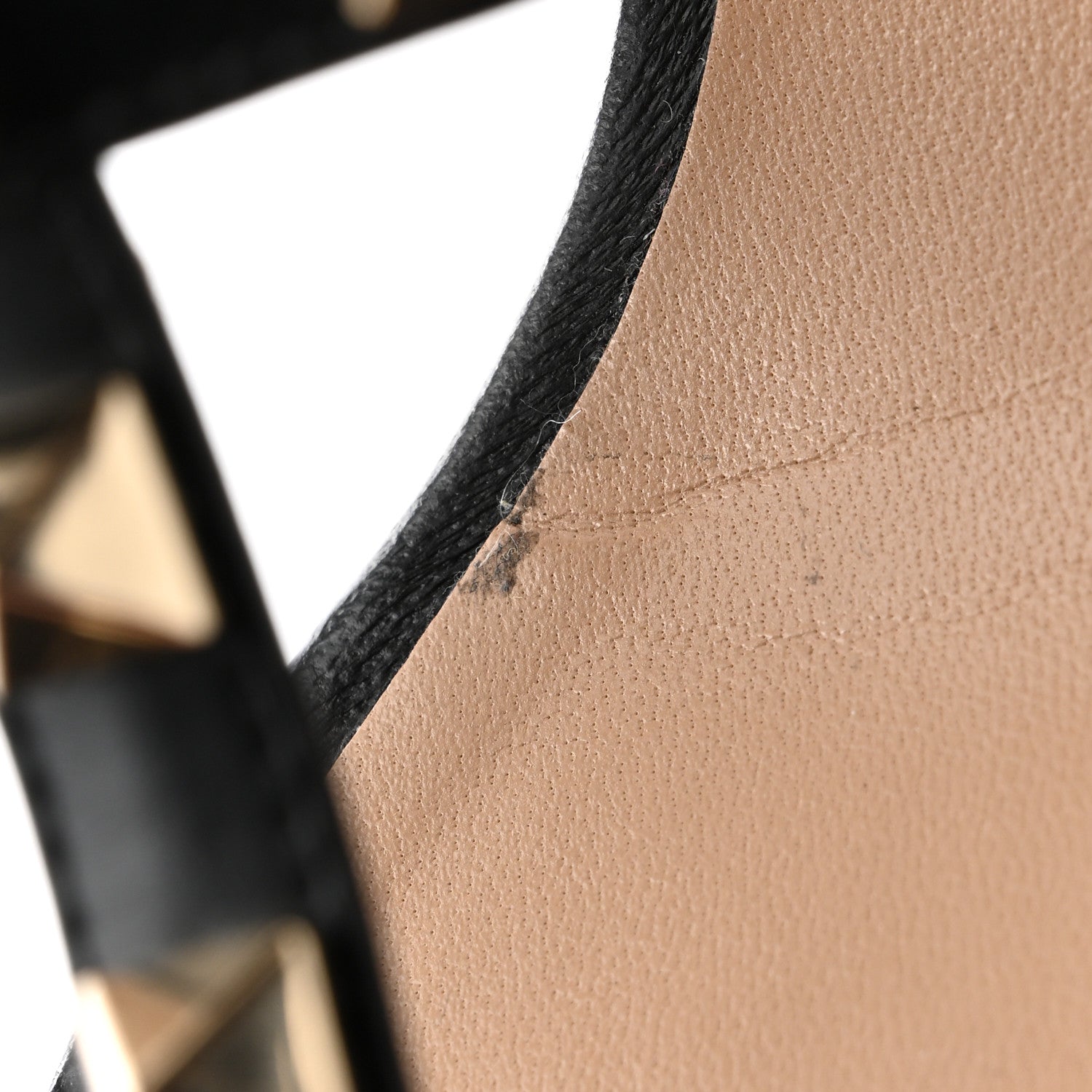 Valentino Garavani Calfskin Rockstud 60mm Caged Slide Sandals 39 Black 9 of 10