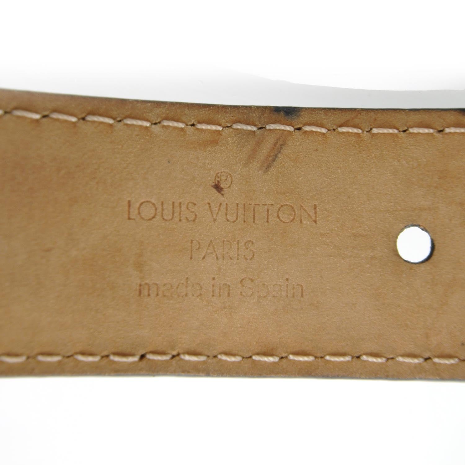 Louis Vuitton Nomade Perforation Belt 85 34 Black 7 of 7
