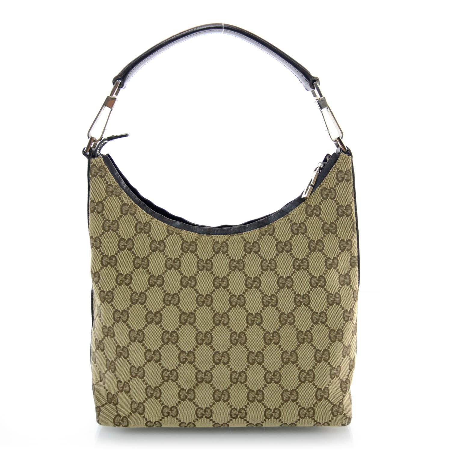 Gucci Monogram Small Hobo Ebony 1 of 13
