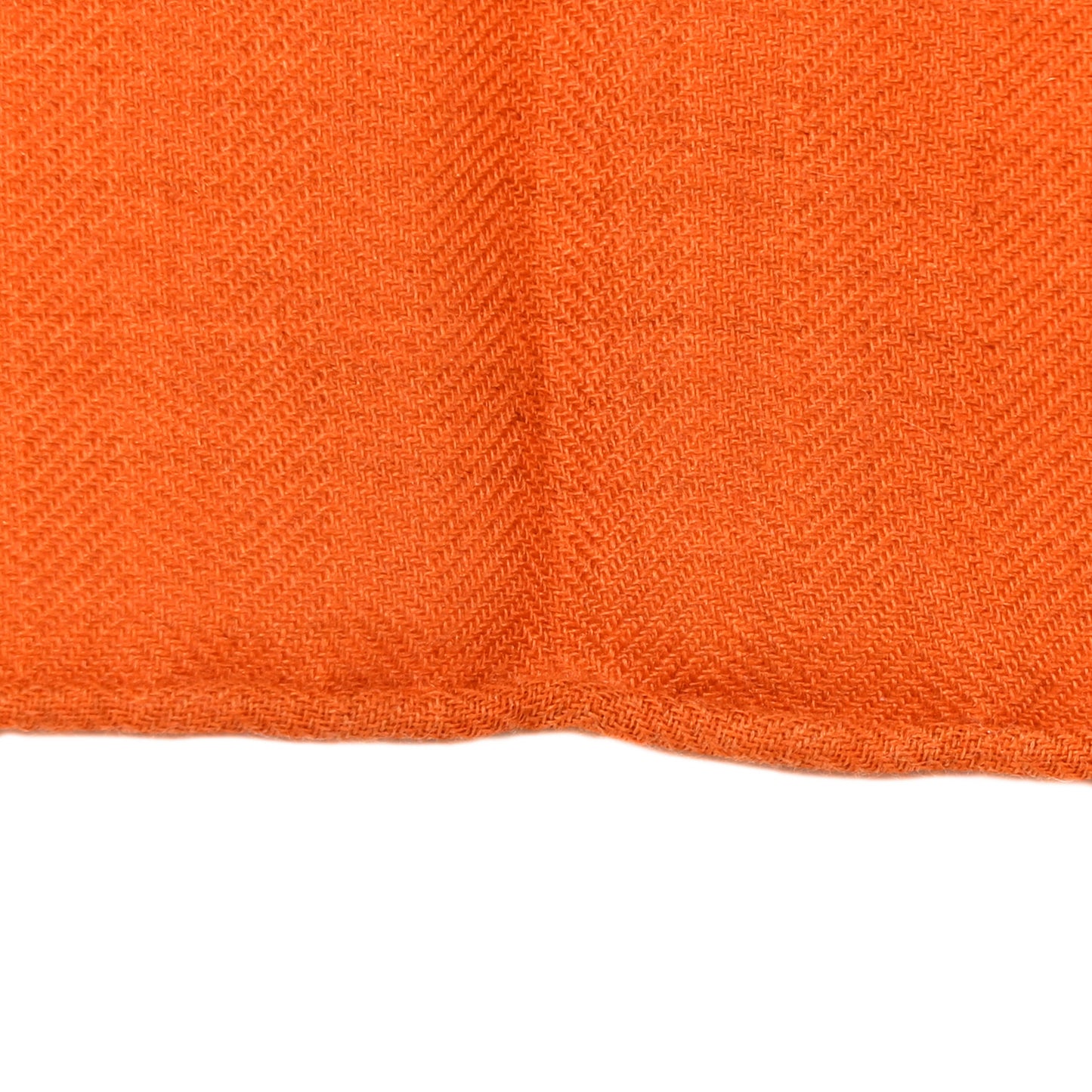Cashmere Silk La Cite Cavaliere Shawl 140 Orange Naturel Brun