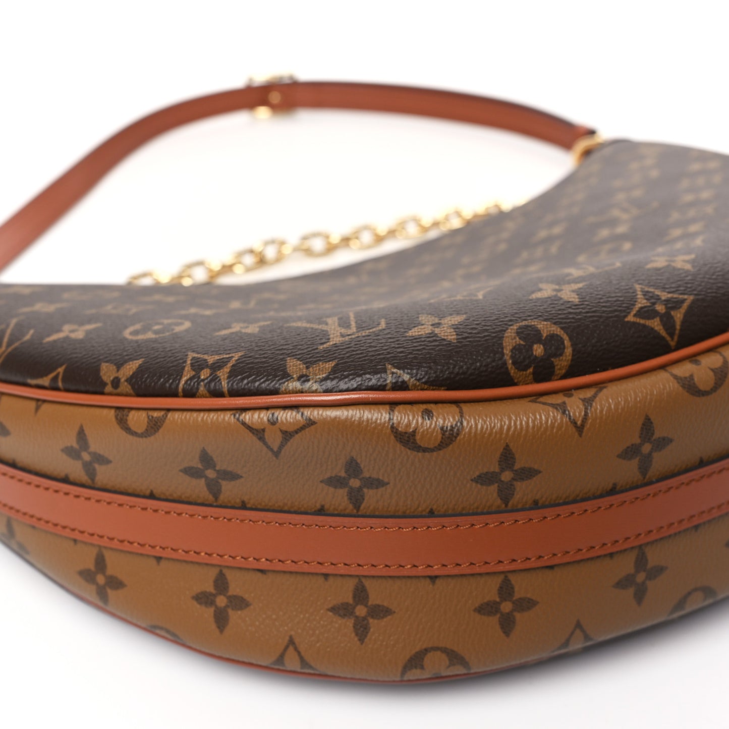Reverse Monogram Loop Hobo