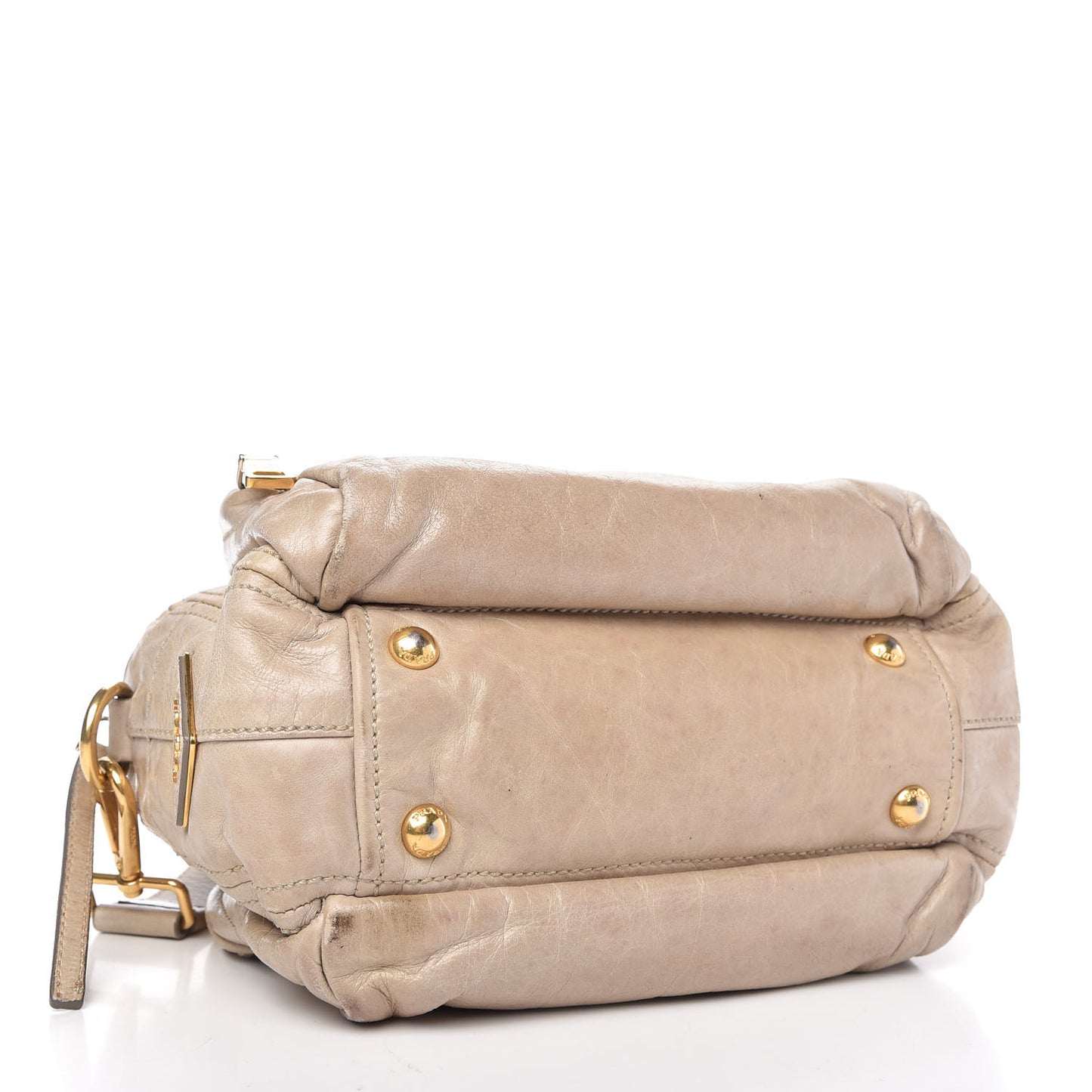 Vitello Shine Bauletto Cammeo